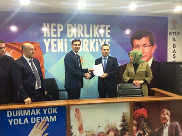 AKP Bitlis Milletvekili Aday Adayları Başvurularını Yaptılar