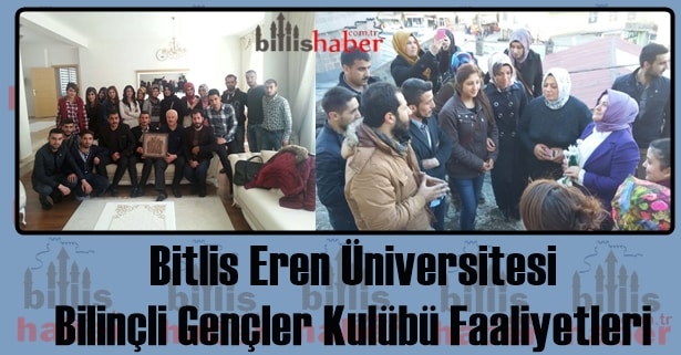 Bitlis Eren Üniversitesi Bilinçli Gençler Kulübü Faaliyetleri