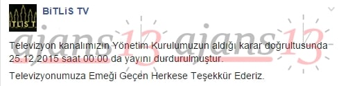 Bitlis TV Yayınını Durdurma Kararı Aldı2