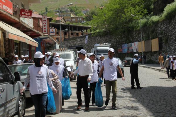 Bitlis’te Temizlik Kampanyası Devam Ediyor