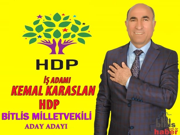 Kemal Karaslan HDP Bitlis Milletvekili Aday Adayı