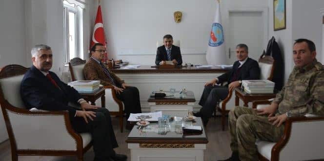 Başkan Aksoy’dan Kaymakam Özkan’a ziyaret