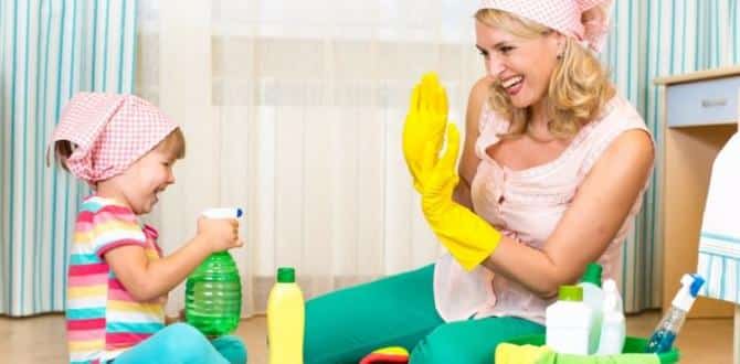 Çocuk evde yokken temizlik yapın