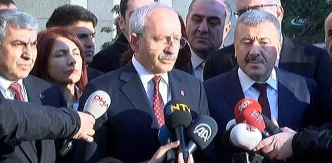 Kılıçdaroğlu Emniyet Müdürlüğünü ziyaret etti