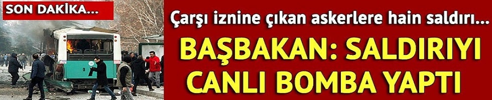 Kayseri’deki hain saldırı 13 şehit 55 yaralı