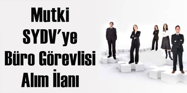 Mutki SYDV’ye Büro Görevlisi Alım İlanı