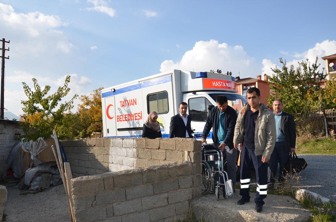 Tatvan Belediyesi’nden Evde Sağlık Hizmetleri