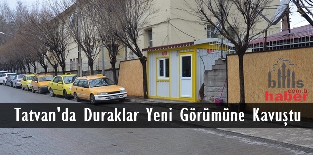 Tatvan’da Duraklar Yeni Görümüne Kavuştu