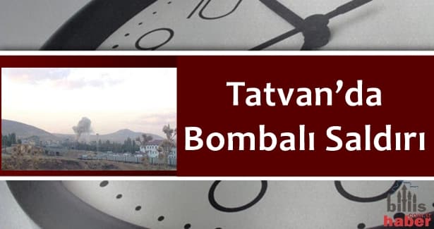 Tatvan’da Bombalı Saldırı – GÖRÜNTÜLÜ