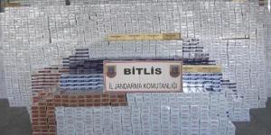 Bitlis’te 20 bin 110 paket kaçak sigara ele geçirildi