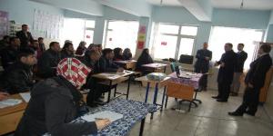 Kaymakam Alibeyoğlu’dan kursiyerlere ziyaret