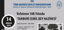 Tanburi Cemil Bey ölümünün 100. Yılında anılıyor