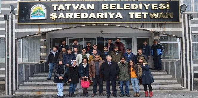 Tiyatroculardan Başkan Aksoy’a ziyaret